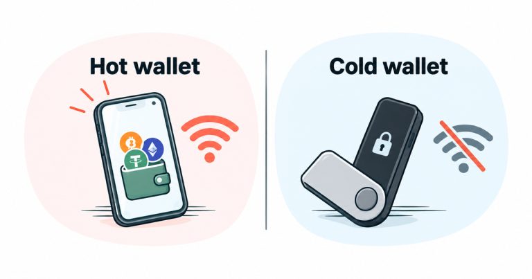 Hot vs cold crypto wallet: what’s the difference?