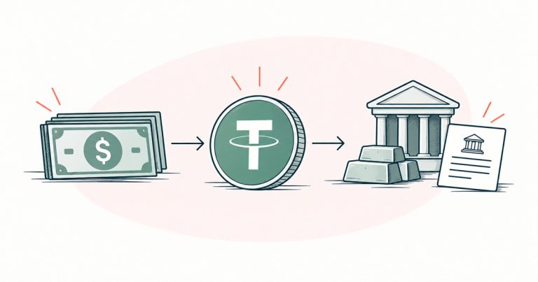 USDT (Tether) — a dollar-pegged stablecoin