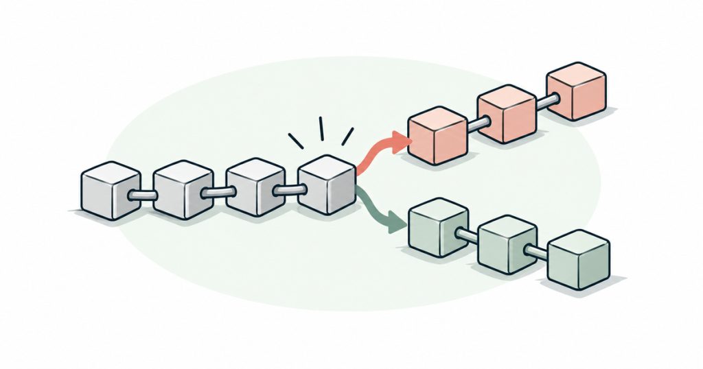 What is a blockchain hard fork?