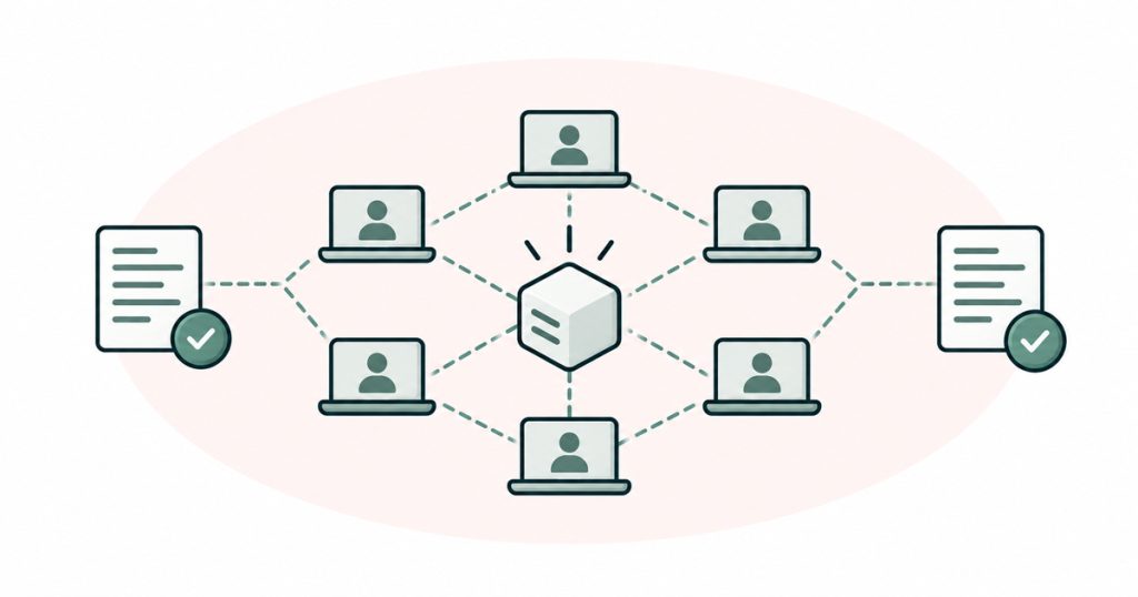 What is consensus in a blockchain?