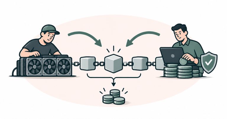 Who are miners and validators in a blockchain?